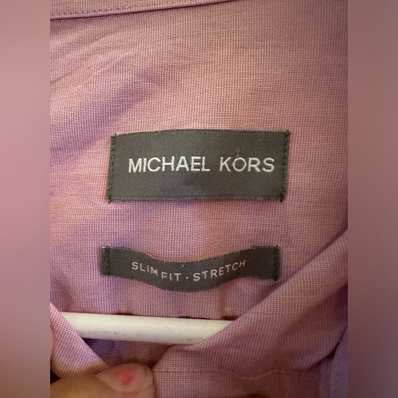 Michael Kors Pink LS Button Dress button up Shirt - Picture 4 of 8